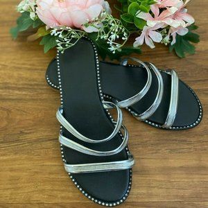 Womens Shoes Strappy Sandals Size 5‎ Ladies Flats